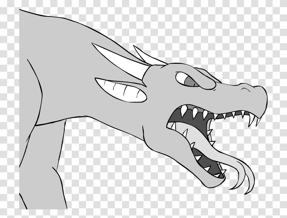 Angry Mouth Cartoon, Animal, Mammal, Reptile, Dinosaur Transparent Png