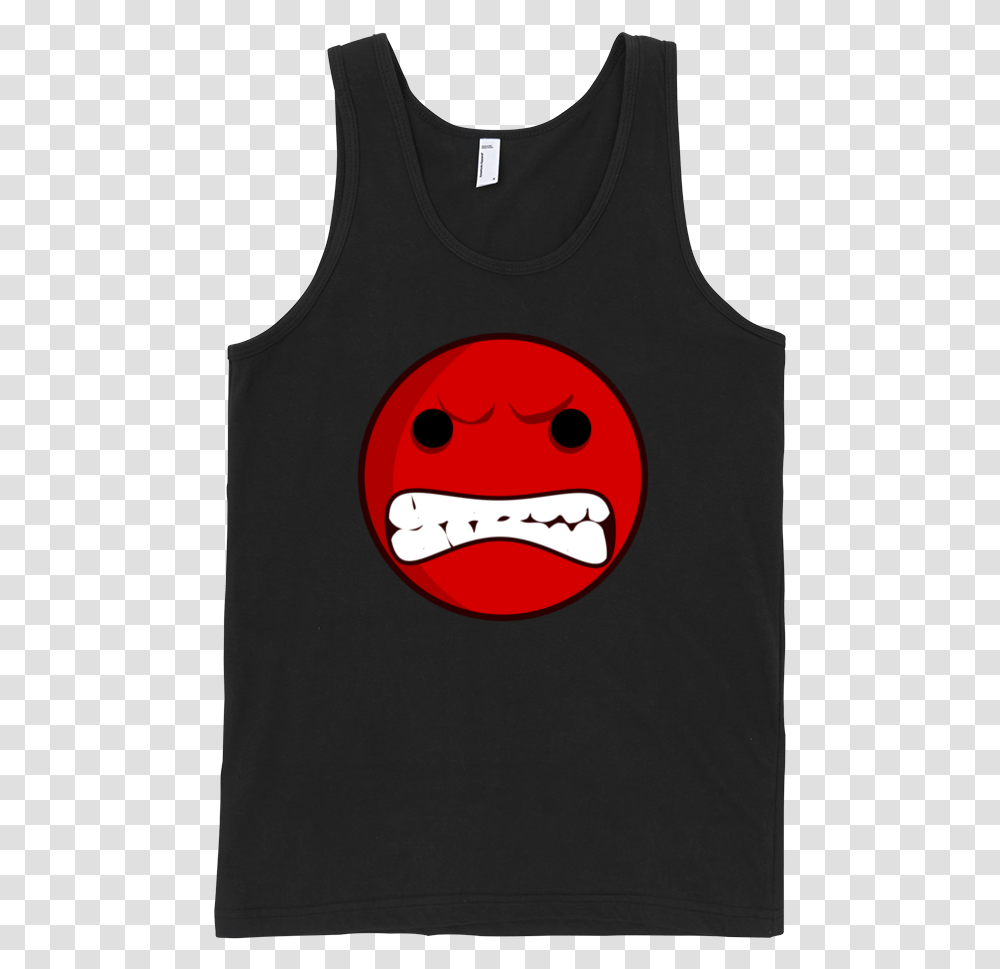 Angry Mouth Hate Clipart, Apparel, Tank Top, Undershirt Transparent Png