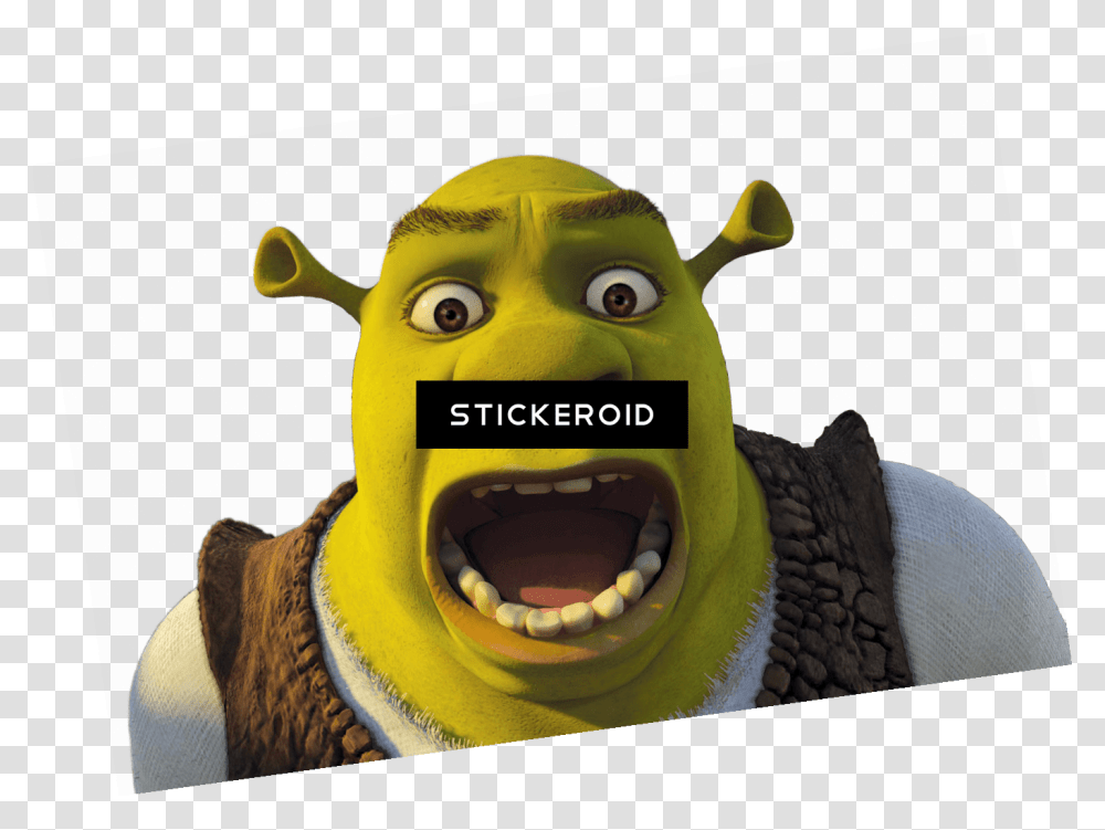 Angry Mouth Shrek Surprised, Toy, Teeth, Lip, Leisure Activities Transparent Png