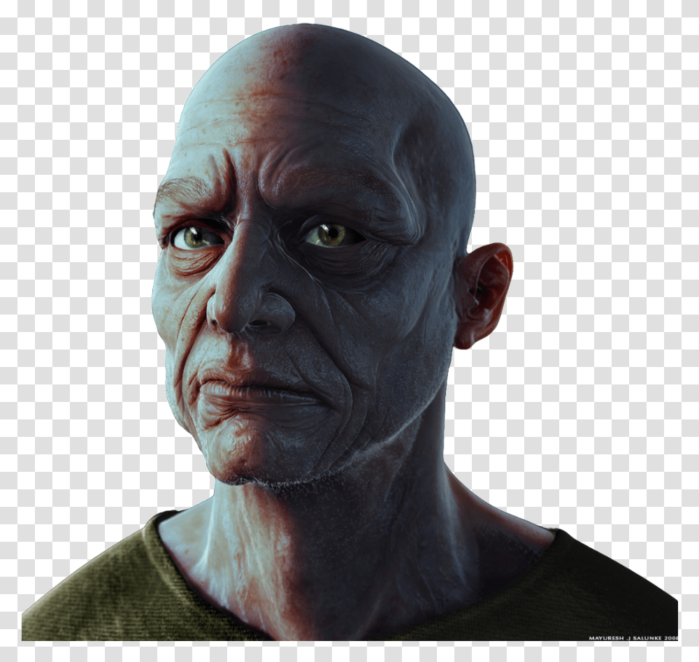 Angry Old Man Photo Bust, Face, Person, Human, Head Transparent Png