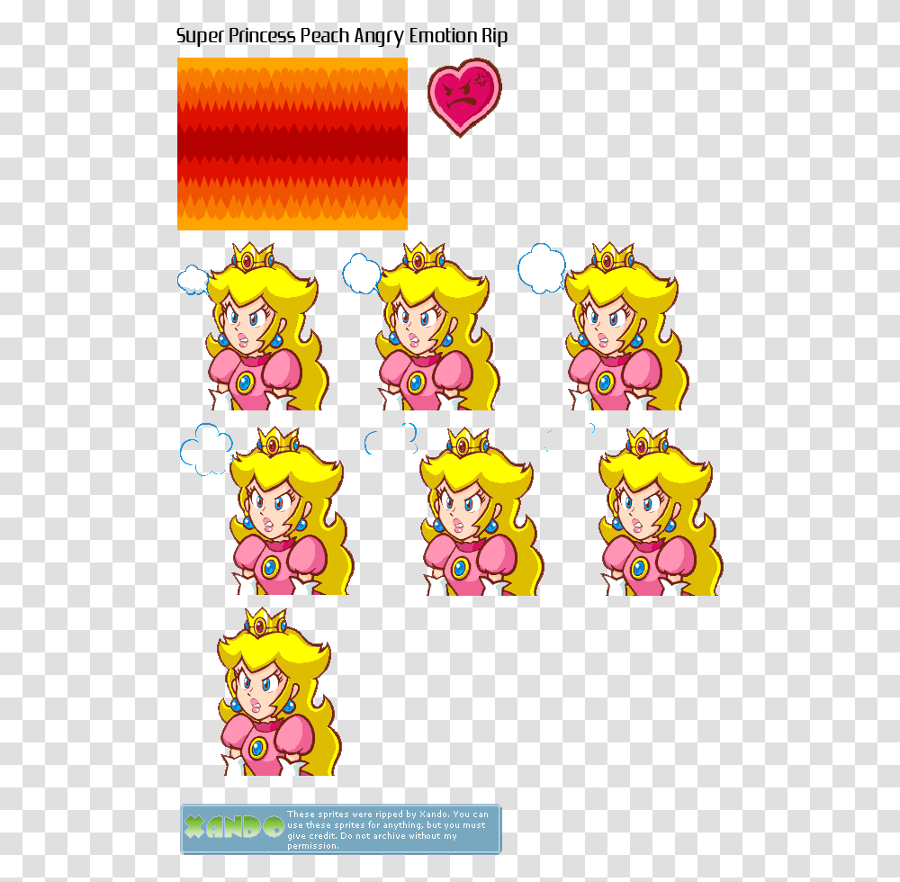 Angry Peach Princess Peach Angry, Pattern, Super Mario Transparent Png