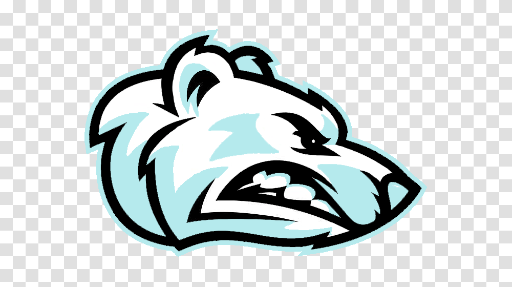 Angry Polar Bear Logo White Bear Lake High School Mascot, Outdoors, Nature, Sea, Water Transparent Png