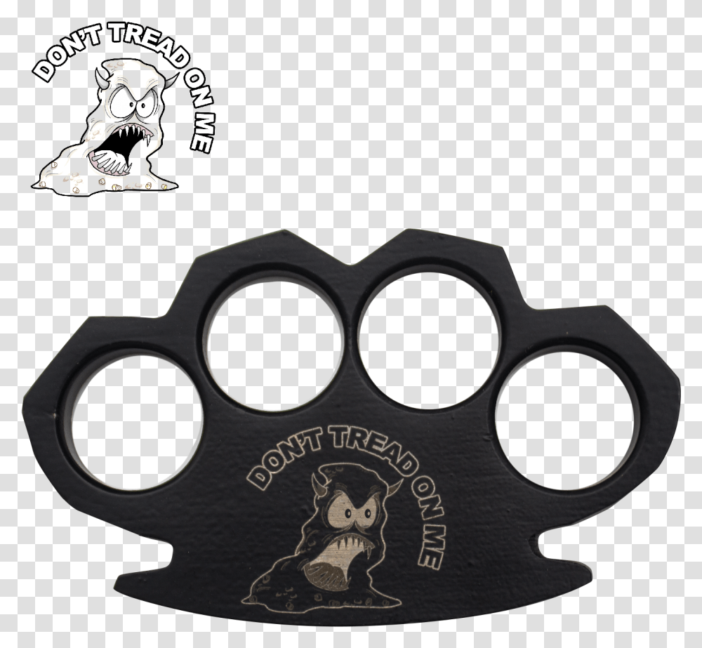 Angry Poo Don't Tread On Me Steam Punk Black Solid Knuckle Busters, Pirate, Logo, Trademark Transparent Png