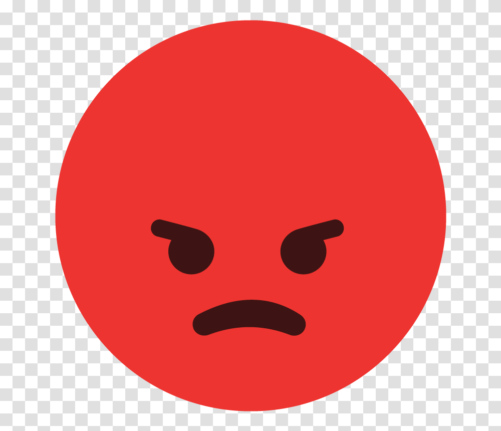 Angry Reaction Emoji Icon Vector Graphic Emoticon Free Vector, Pac Man Transparent Png