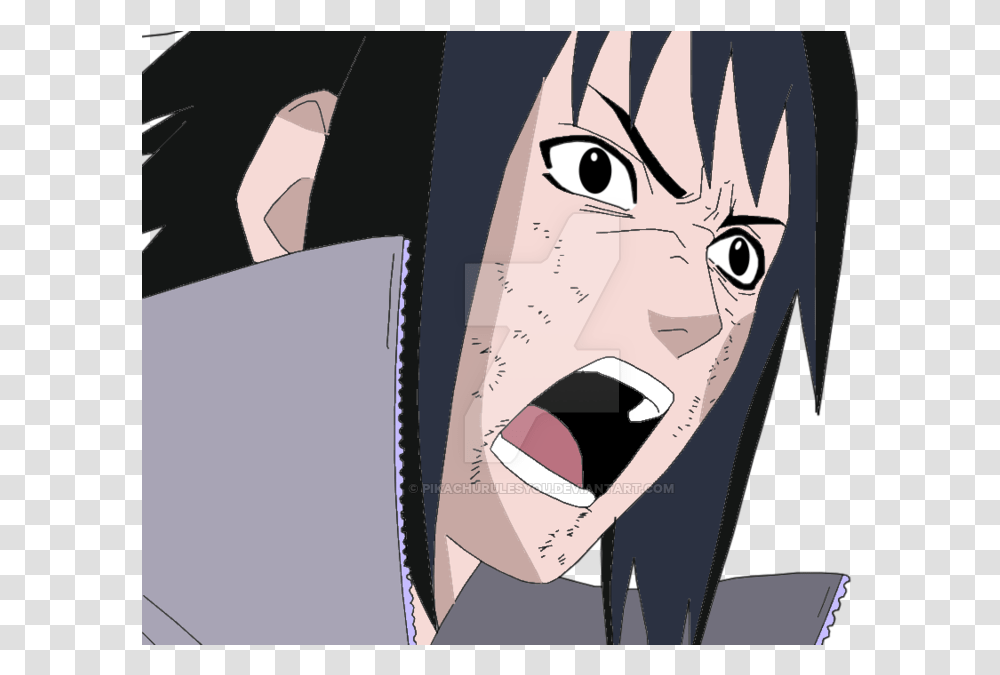 Angry Sasuke Uchiha Download Sauske Angry, Mouth, Lip, Poster, Advertisement Transparent Png