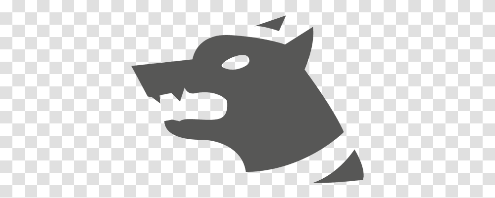 Angry Security Dog Icon Angry Dog Icon, Stencil Transparent Png