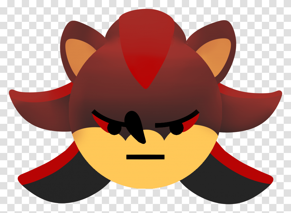 Angry Shadow Emoji In Case You Want To Show Your Inner Edge Shadow The Hedgehog Emoji, Animal, Food, Plant, Mammal Transparent Png