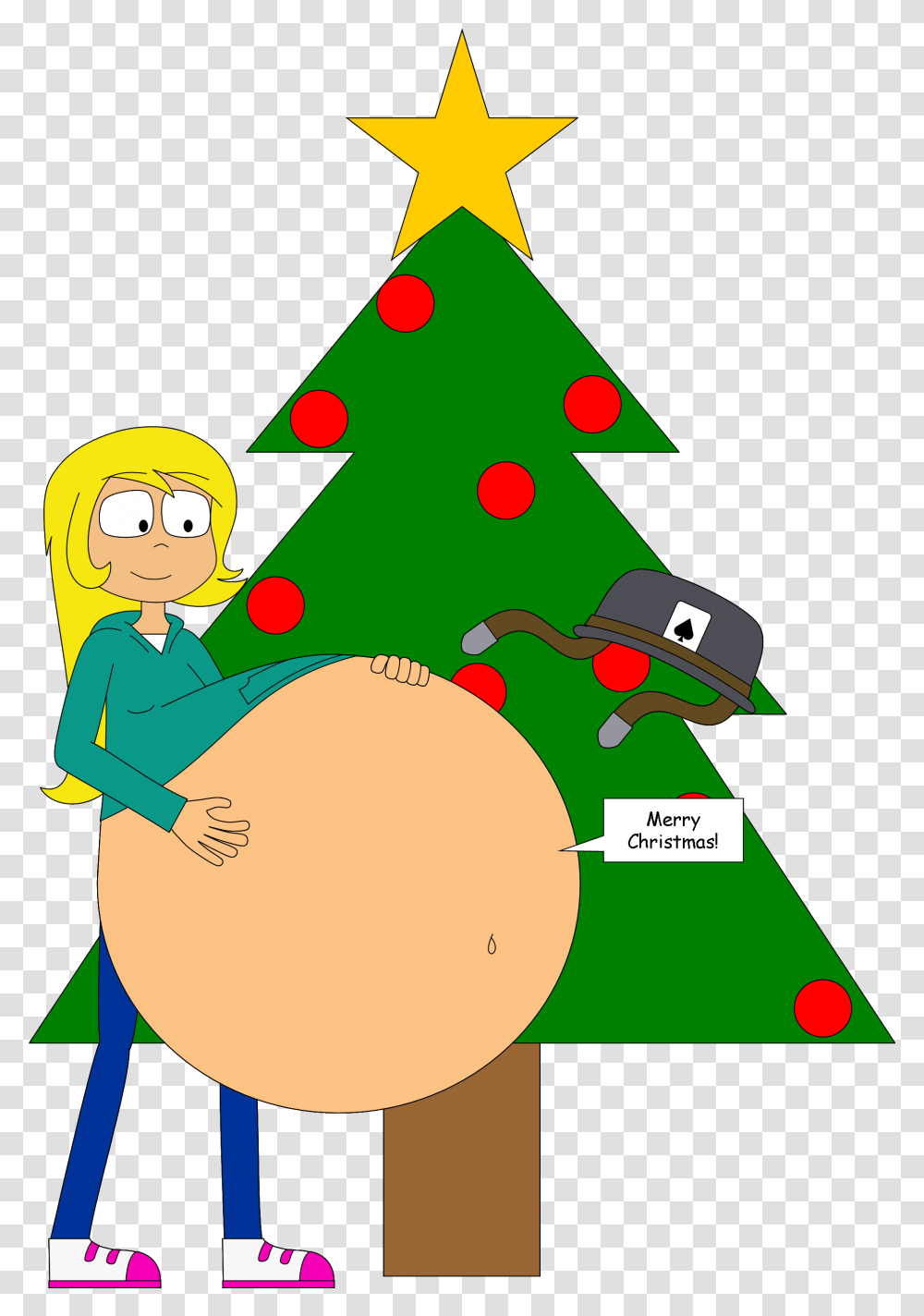 Angry Signs 45 3 A Christmas With Girlsvoreboys By Vore Eve, Tree, Plant, Ornament Transparent Png