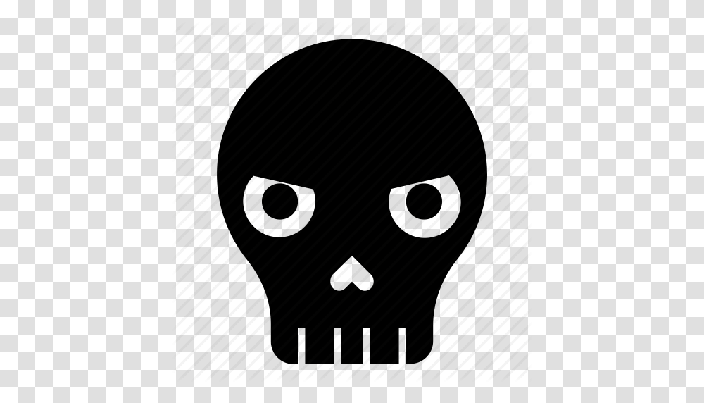Angry Skull Dead Death Emoji Halloween Mask Skull Icon, Light, Piano, Leisure Activities, Musical Instrument Transparent Png