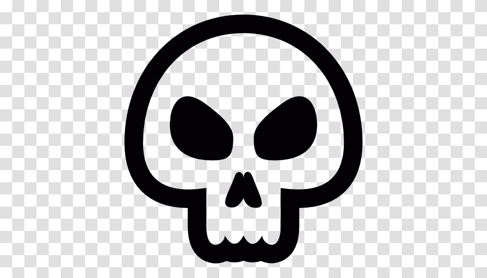 Angry Skull, Stencil, Alien Transparent Png