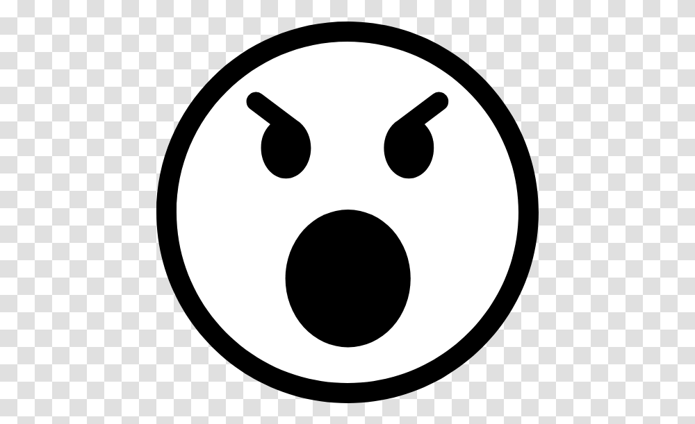 Angry Smiley Face Graphic Picmonkey Graphics Mikeer, Stencil, Symbol Transparent Png
