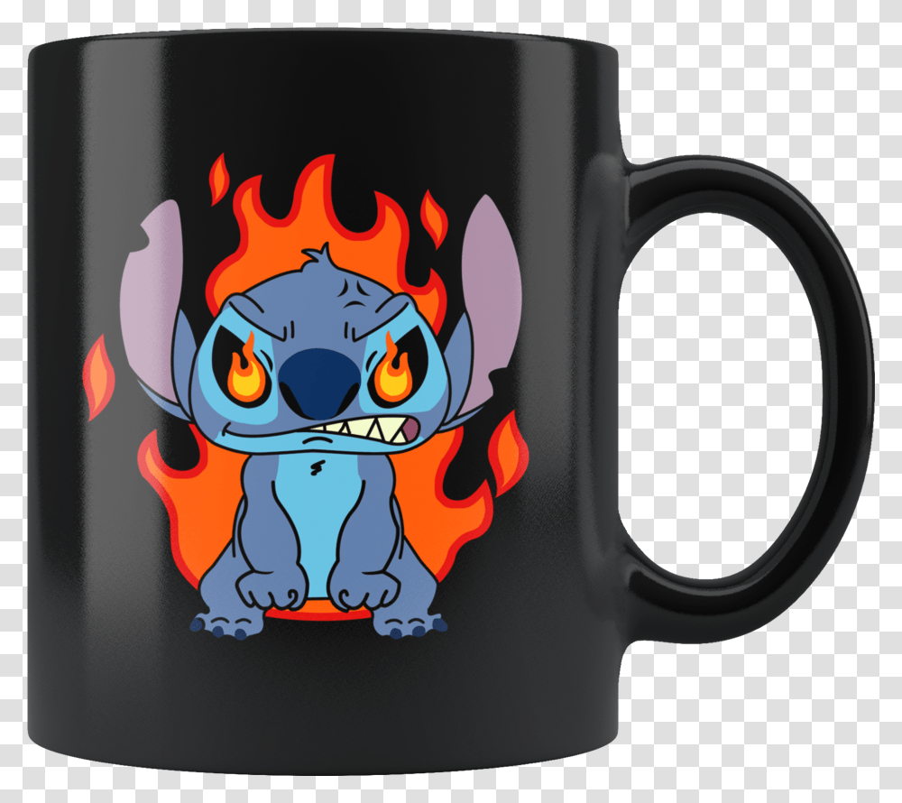 Angry Stitch Disney Mug Angry Stitch, Coffee Cup Transparent Png