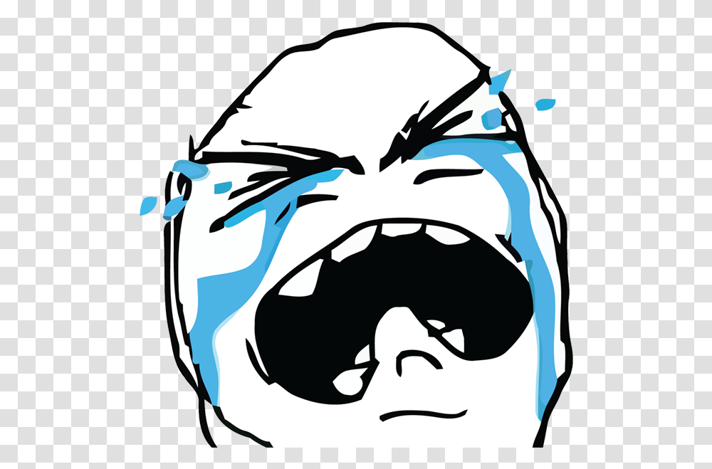Angry Troll Face Crying Rage Face, Head, Stencil, Dog, Pet Transparent Png
