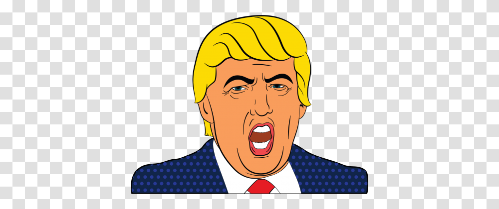 Angry Trump Clipart, Face, Person, Human, Crowd Transparent Png