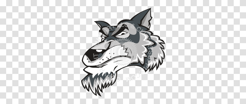 Angry Wolf Head Left Logo, Dragon, Shoe, Footwear, Clothing Transparent Png
