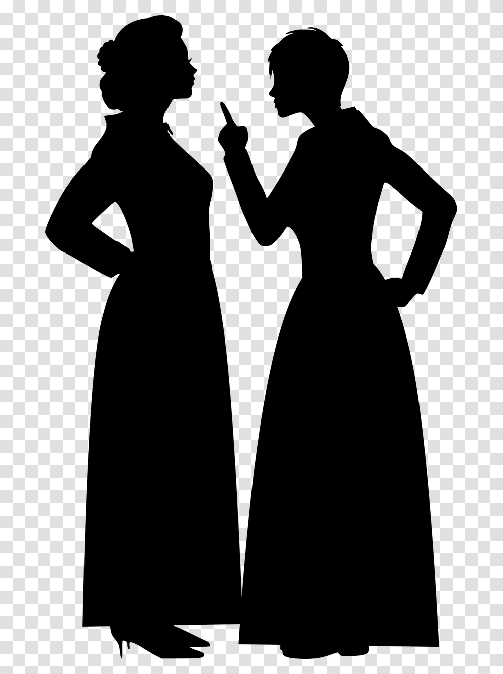 Angry Woman Conflict Yell Silhouette Communication Silhouette Of Angry Women, Gray, World Of Warcraft Transparent Png