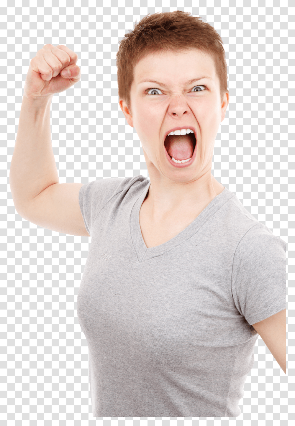 Angry Woman Image Angry Woman Background, Face, Person, Arm Transparent Png