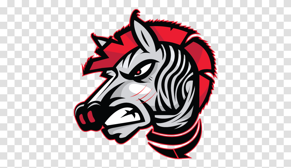 Angry Zebra Logo Image Angry Zebra Cartoon, Graphics, Tiger, Wildlife, Mammal Transparent Png