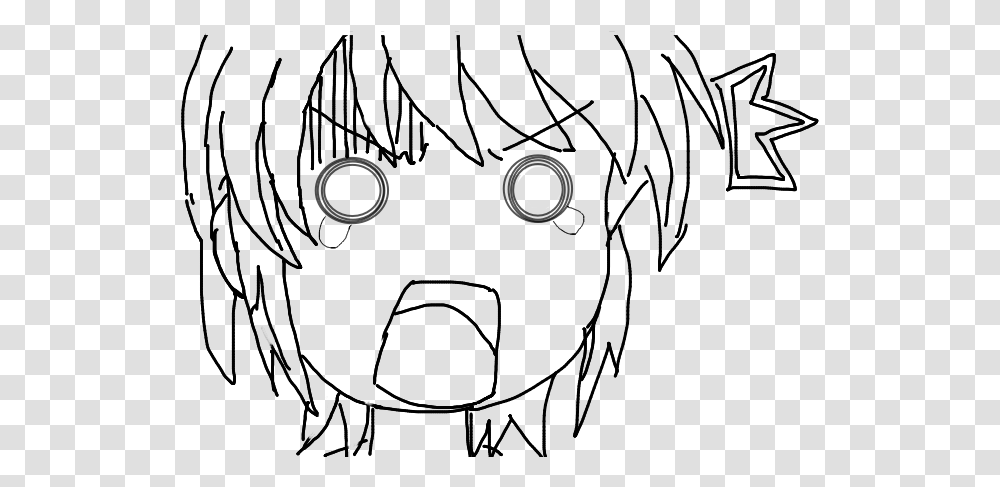 Angryanimeoutline Challengemad Freetoedit Line Art, Moon, Outer Space, Astronomy, Outdoors Transparent Png