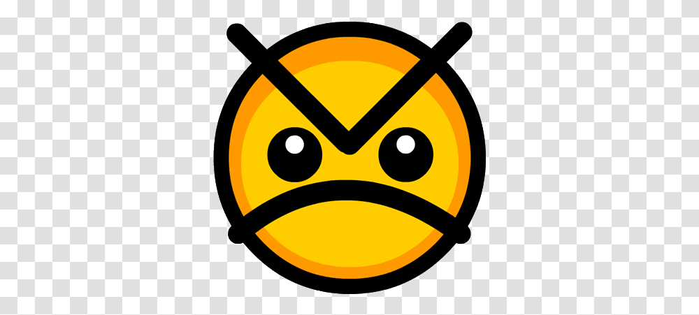 Angryfaic Discord Emoji Angry Faic, Logo, Symbol, Trademark, Pac Man Transparent Png