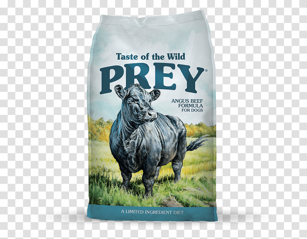 Angus Beef Limited Ingredient Formula For Dogs Package Taste Of The Wild Prey Angus Beef, Plant, Food, Bag, Animal Transparent Png