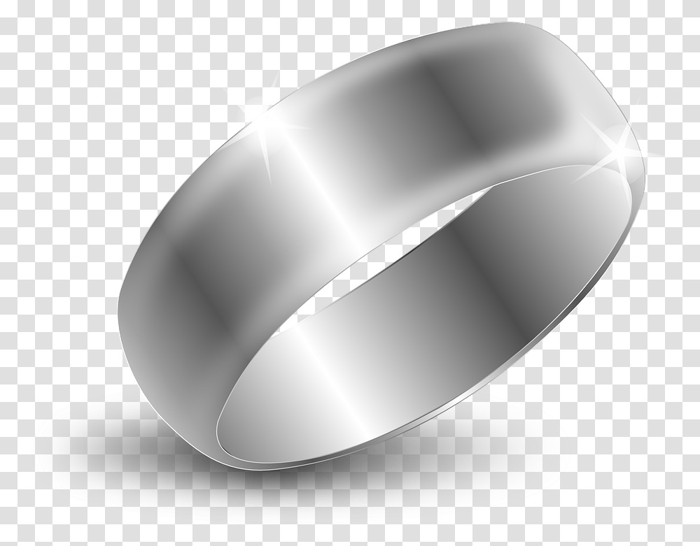 Anillo De La Boda Plata Joyera Compromiso Silver Ring Clipart, Helmet, Apparel, Platinum Transparent Png