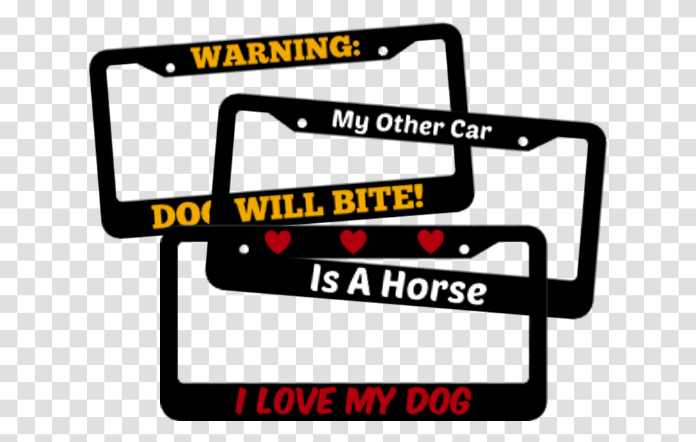 Animal And Insect License Plate Frames Signage, Mobile Phone, Electronics, Cell Phone Transparent Png