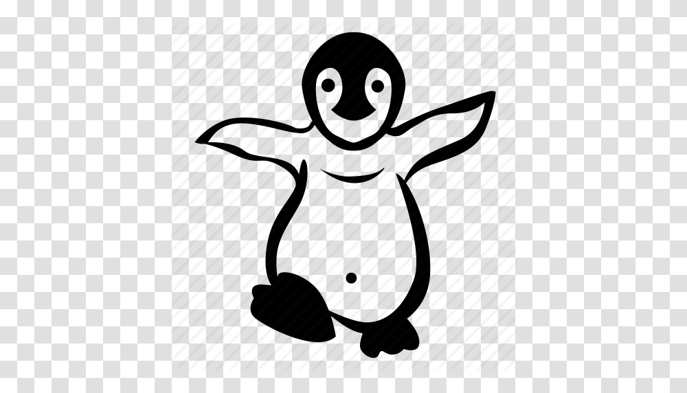 Animal Arctic Baby Penguin Run Icon, Performer, Kneeling, Astronaut Transparent Png