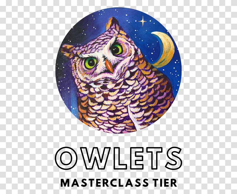 Animal Art Masterclass - Lauren Elizabeth Eastern Screech Owl, Bird, Chicken, Poultry, Fowl Transparent Png