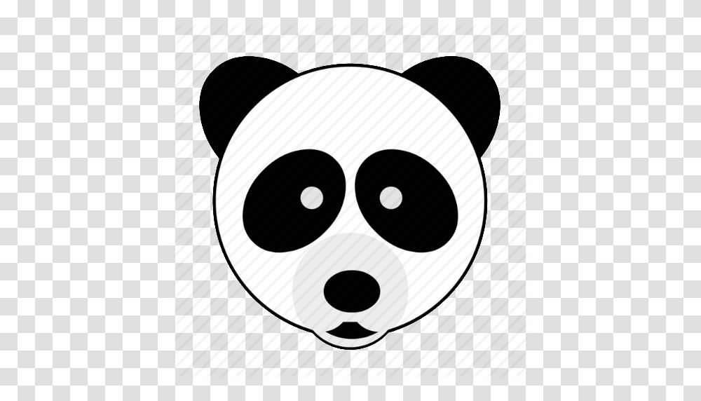 Animal Bamboo Bear Face Happy Panda Zoo Icon, Tape, Stencil Transparent Png