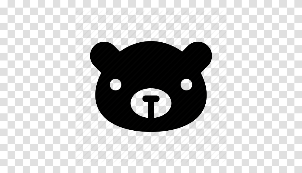 Animal Bear Bear Face Big Bear Black Bear Icon, Alarm Clock, Pot Transparent Png