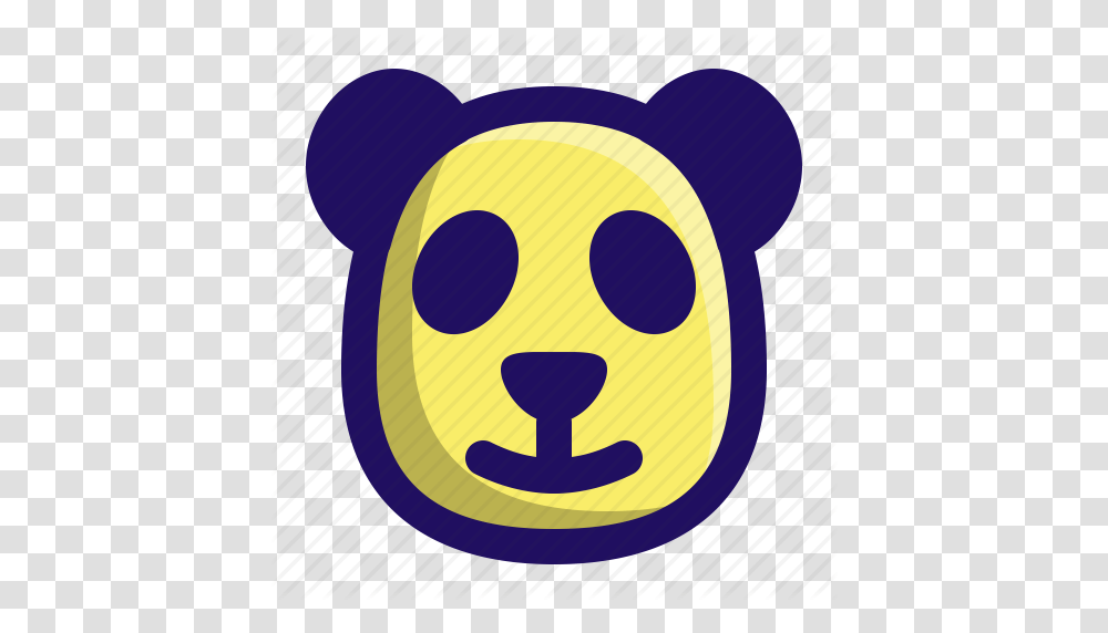 Animal Bear Head Mammal Panda Zoo Icon, Logo, Trademark, Pac Man Transparent Png