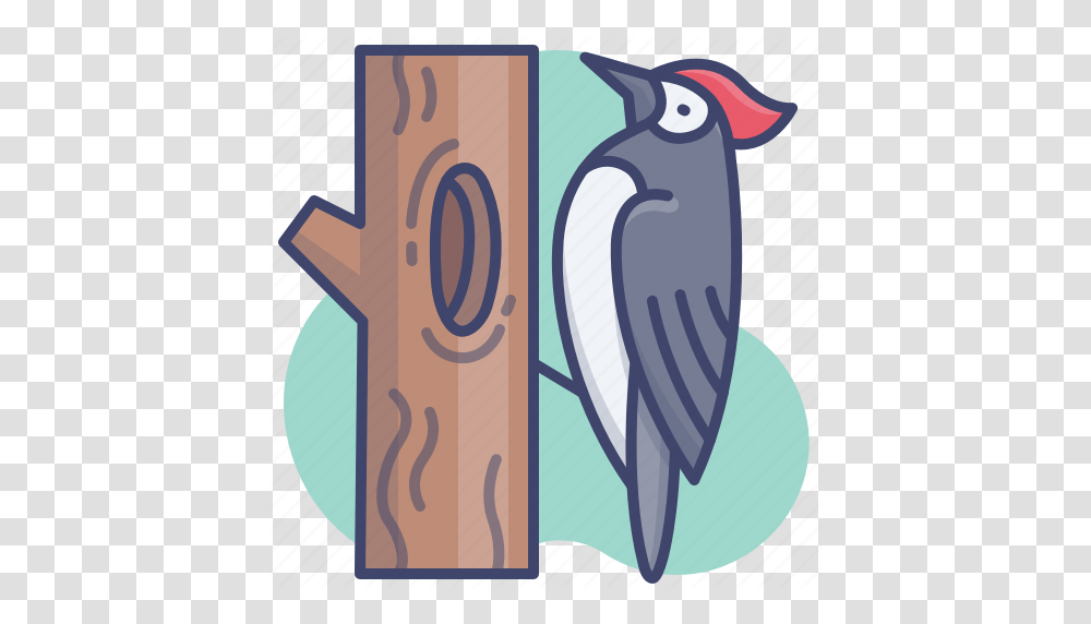 Animal Bird Pecker Woodpecker Icon Songbirds, Jay, Art, Blue Jay, Bluebird Transparent Png