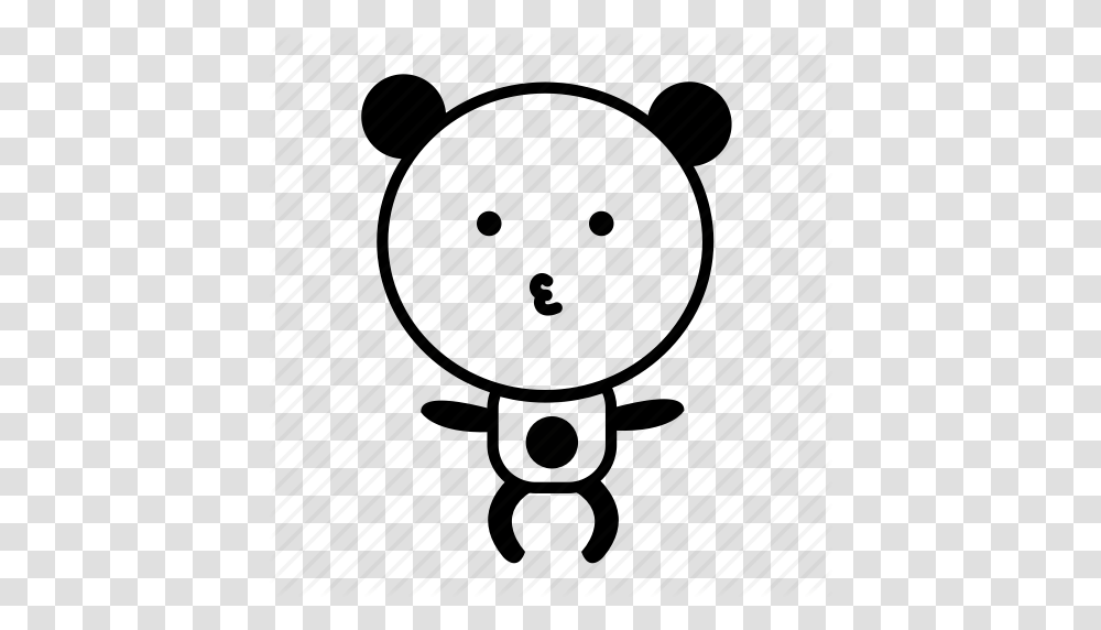 Animal Black And White Crazy Cute Emoji Panda Icon, Sphere, Armor, Astronomy Transparent Png