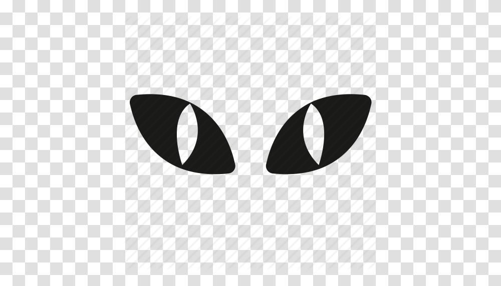 Animal Black Cat Cat Eyes Halloween Look Sight Icon, Weapon, Weaponry, Ammunition, Arrowhead Transparent Png