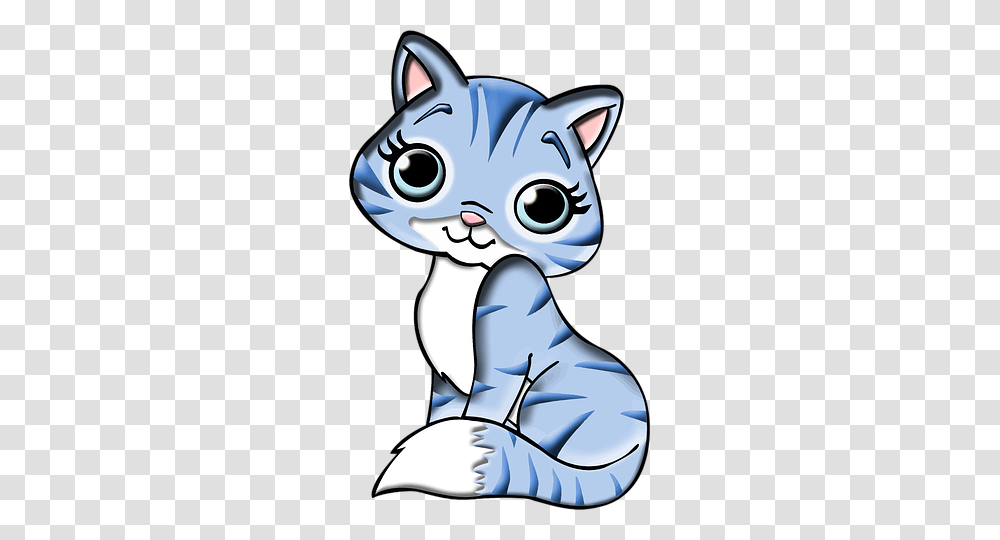 Animal Blue Cartoon Cat Feline, Mammal, Sea Life, Pet Transparent Png