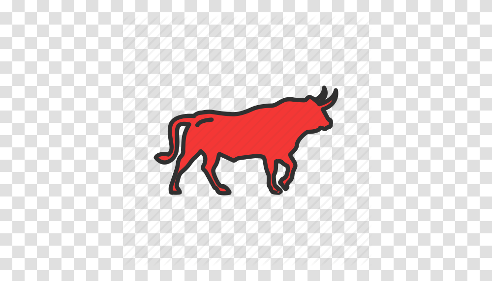 Animal Bull Bull Market Red Bull Icon, Mammal, Wolf, Wildlife, Red Wolf Transparent Png