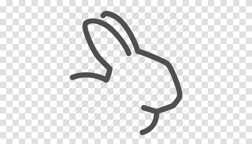 Animal Bunny Farm Hare Meat Rabbit Silhouette Icon, Handbag, Accessories, Accessory, Bow Transparent Png