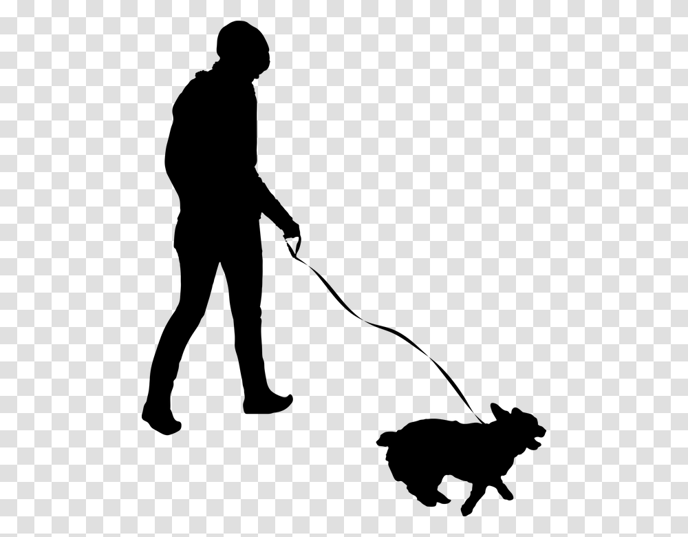 Animal Canine Dog Female Girl Human Leash People, Gray, World Of Warcraft Transparent Png
