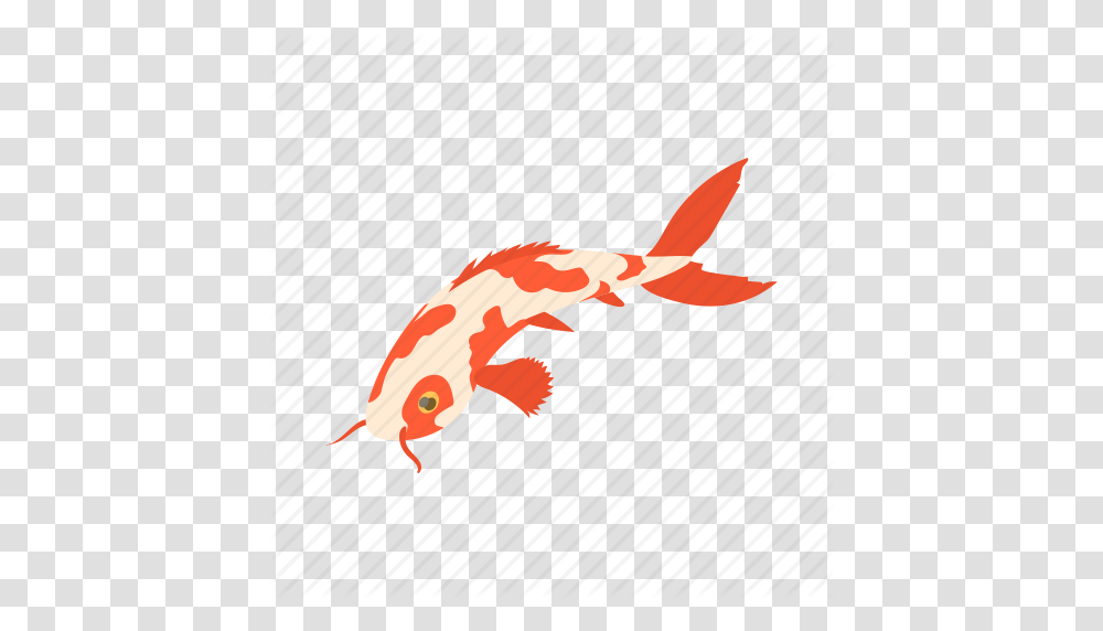 Animal Carp Cartoon Koi Seafood Underwater Water Icon, Fish, Flag, Coho Transparent Png