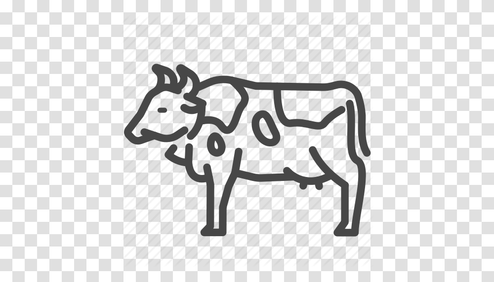 Animal Cattle Cow Dairy Milk Icon, Poster, Advertisement, Transportation Transparent Png