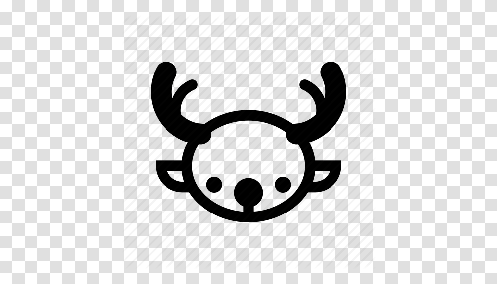 Animal Christmas Deer Red Nosed Reindeer Rudolph Xmas Icon, Piano, Leisure Activities, Musical Instrument, Pot Transparent Png