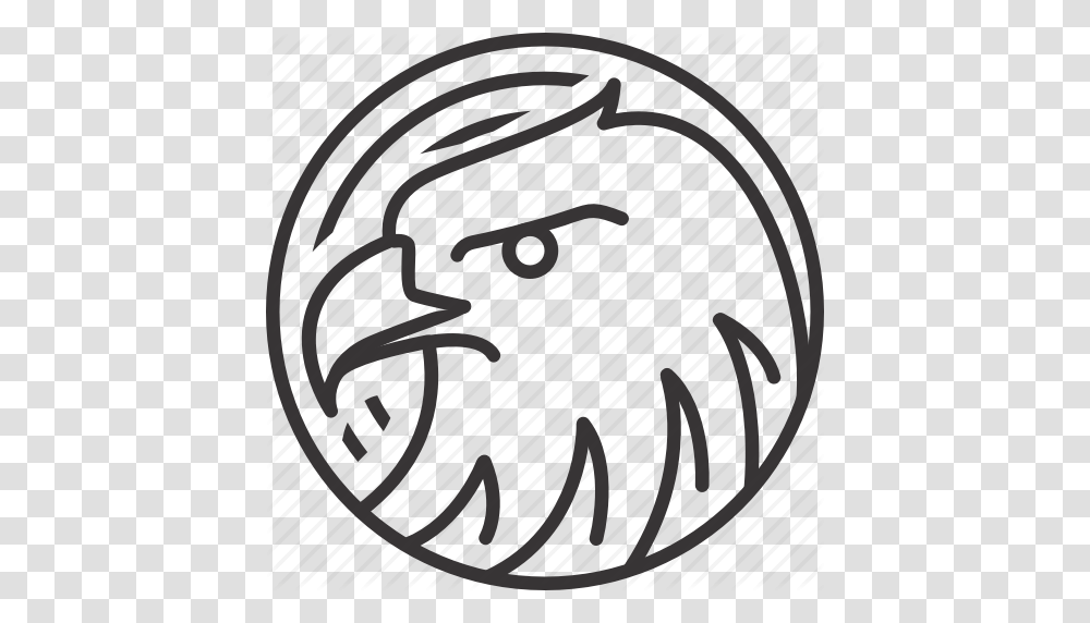 Animal Circle Eagle Line Lineart Pattern Icon, Meal, Food, Poster Transparent Png