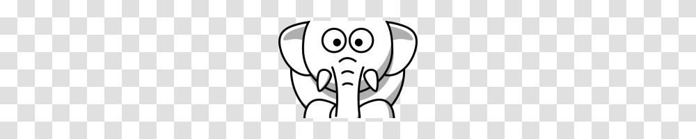 Animal Clip Art Black And White Forest Animals Clipart Free, Mammal, Elephant, Wildlife Transparent Png