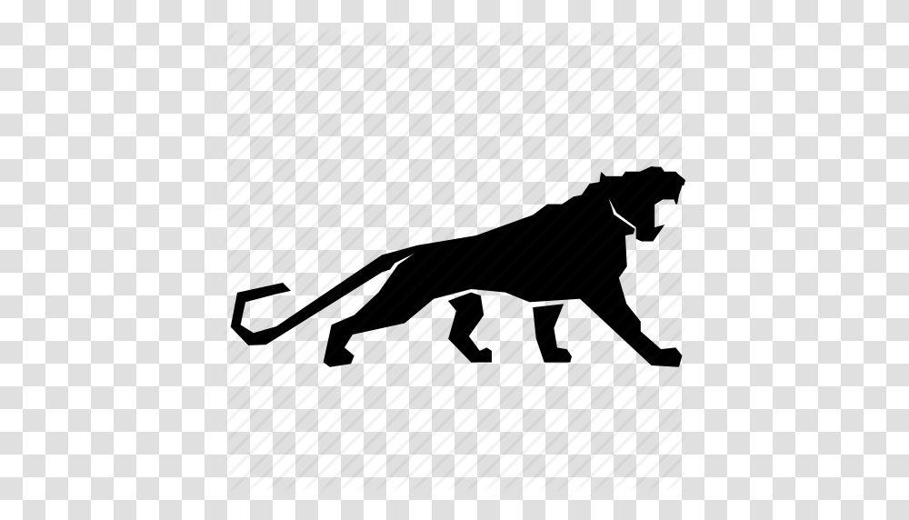 Animal Cougar Puma Icon, Piano, Musical Instrument, Silhouette, Dinosaur Transparent Png