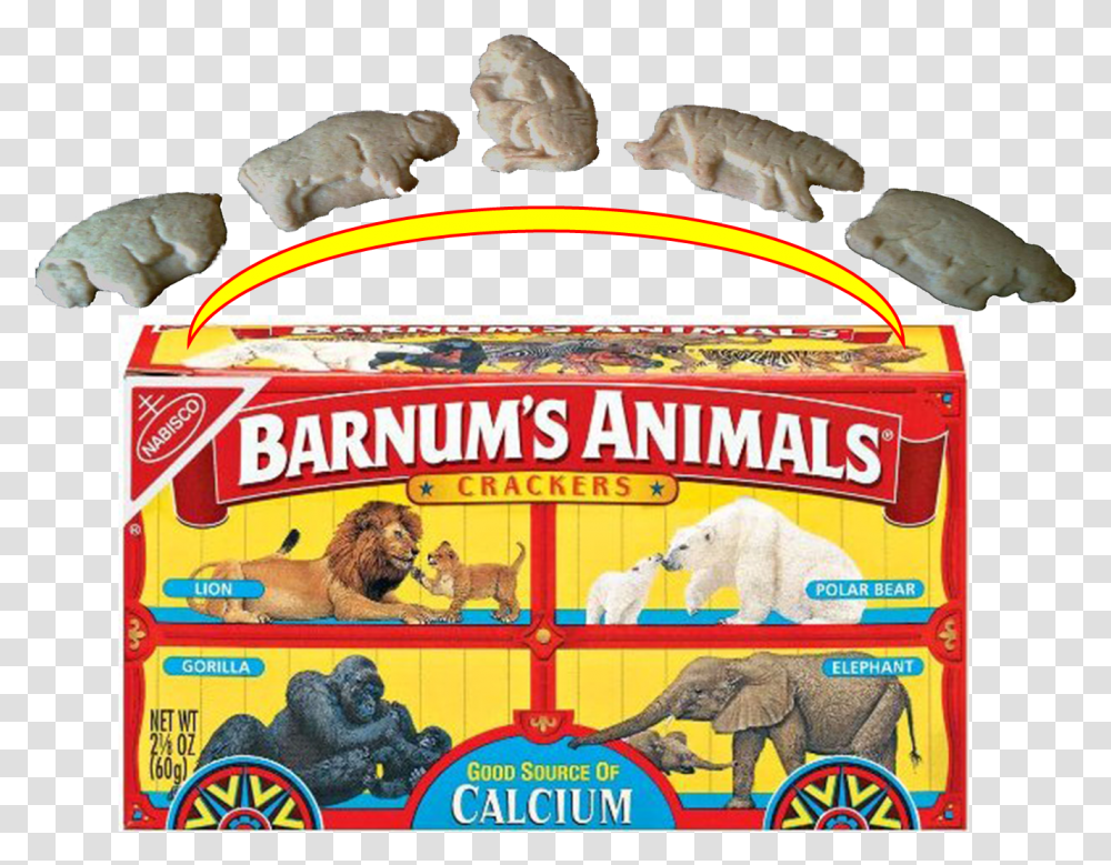 Animal Crackers Original Box, Elephant, Wildlife, Mammal, Dog Transparent Png