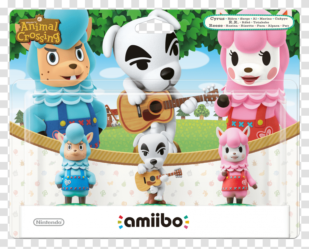 Animal Crossing Amiibo Triple Pack Transparent Png