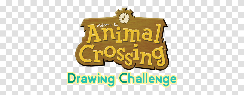 Animal Crossing Drawing Challenge Animal Crossing Wild World, Word, Clock Tower, Text, Symbol Transparent Png
