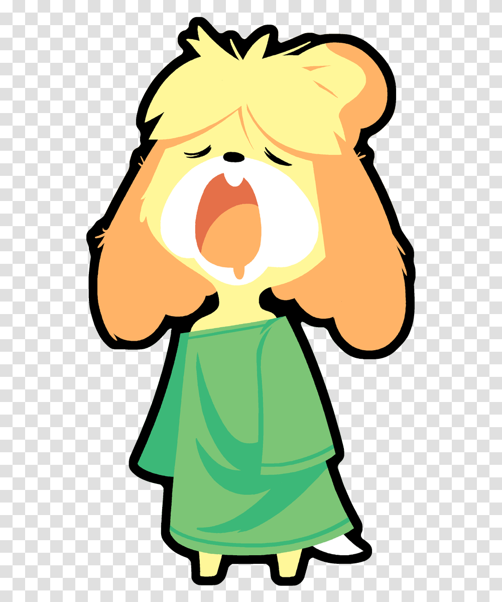 Animal Crossing Isabelle Sleepy, Mouth, Lip, Person, Human Transparent Png