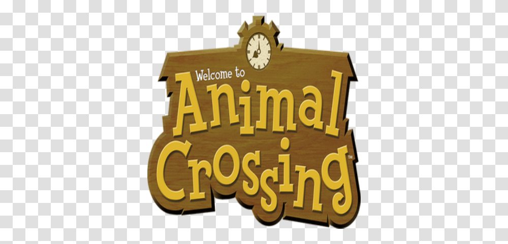 Animal Crossing Logo Animal Crossing Logo, Text, Clock Tower, Alphabet, Symbol Transparent Png